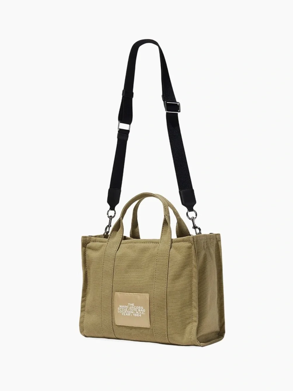 Marc Jacobs-Slate Green Canvas Tote- Medium